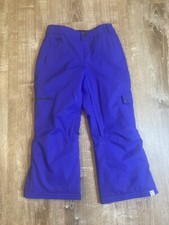 Roxy snowboard pants girls medium 8 purple EUC