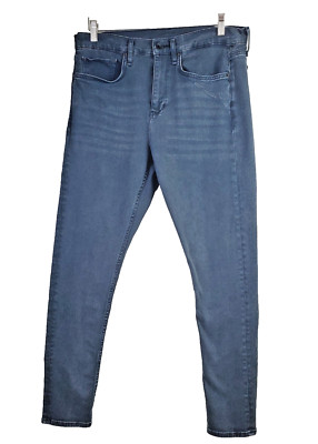 Rag & Bone Mens Jeans 33 Skinny Leg Fit  1 Distressed 33x32 Designer Azora Blue