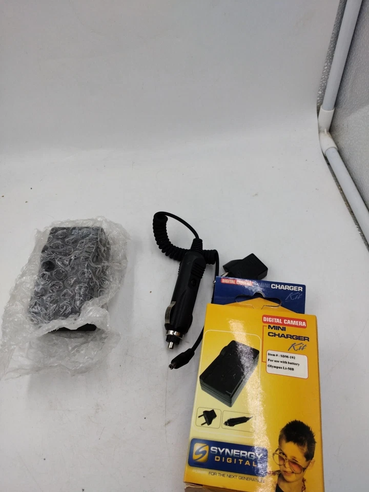 Kit de mini cargador para cámara digital SDM-192 para Olympus Li-50B Foto 3 de 4