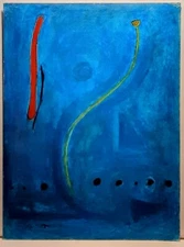 9x12 Oil Pastel On Paper Painting By Artist 