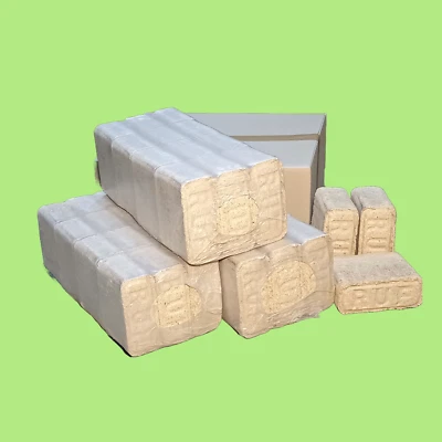 KAMINHOLZ-GUENSTIGER Hartholzbriketts RUF EICHE BUCHE 3 x 10kg Briketts Kamin Ofen 30kg Holzbrikett