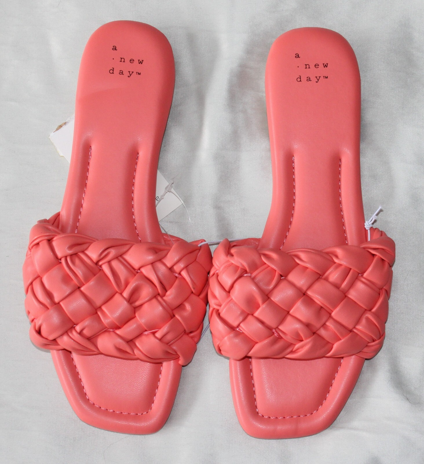 Women's Carissa Woven Slide Sandals - A New Day - Pink - Size 7 -  BRAND NEW