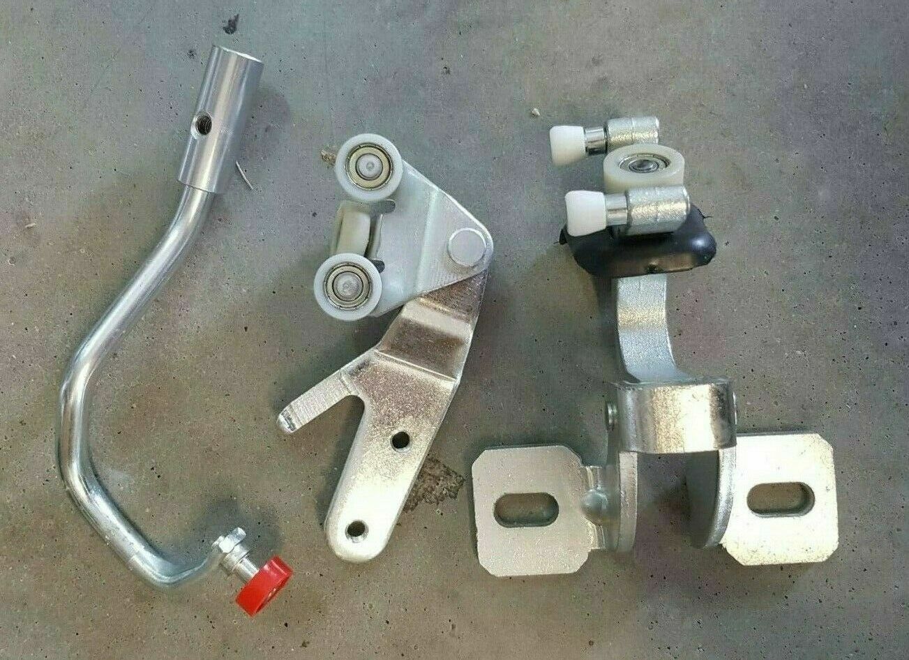 Rouleau guidage porte Citroen Jumper droit anti-vibration en acier galvanisé