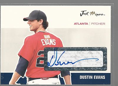 2007 Just Autographs Signatures #13 Dustin Evans
