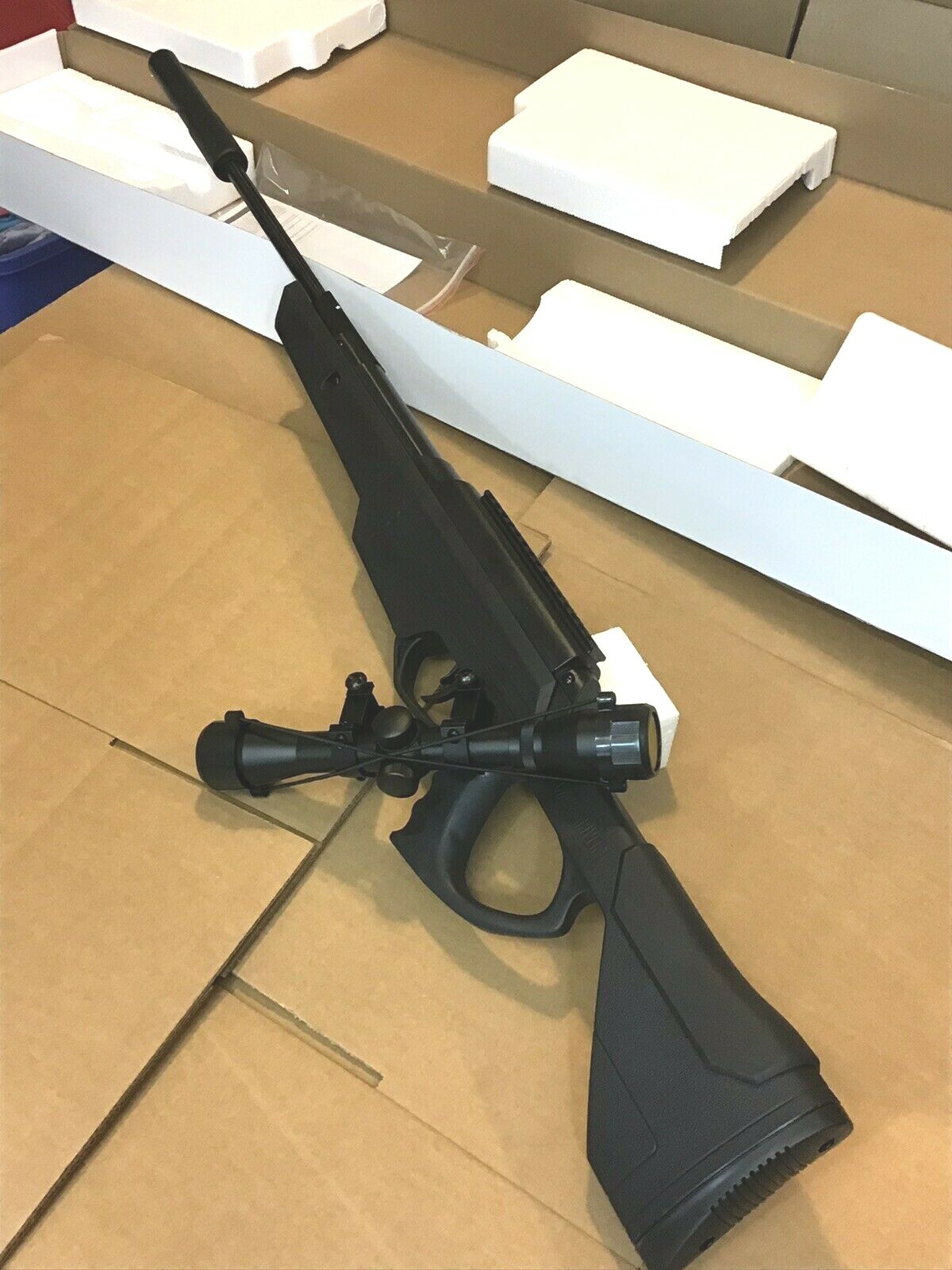 Bear River .177 Caliber TPR 1300 Pellet Air Gun 4x32 Scope 1350 FPS