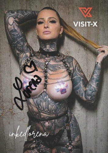 Inked Lorena ,Autogrammkarte !