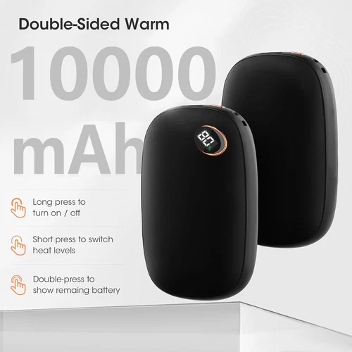 10000mAh Rechargeable Hand Warmer USB Heater Power Bank Electric Pocket Warmers - Picture 16 of 23