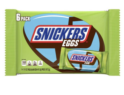 Snickers Easter Eggs - 6.1oz /6ct See Below 