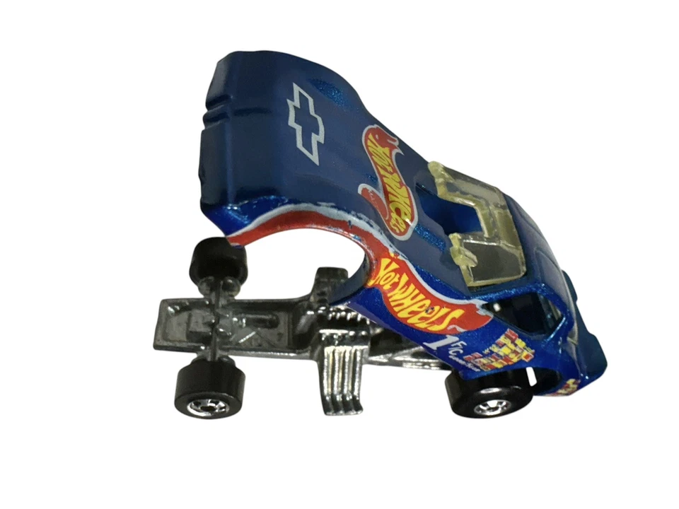 Pontiac Firebird 1977 vintage coche divertido azul error logotipo Chevy diecast Foto 2 de 4