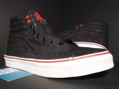 2010 VANS SK8-HI QUEEN BOHEMIAN RHAPSODY BLACK DENIM WHITE RED VN-0KYA4GS  OG 9 884805756481 | eBay