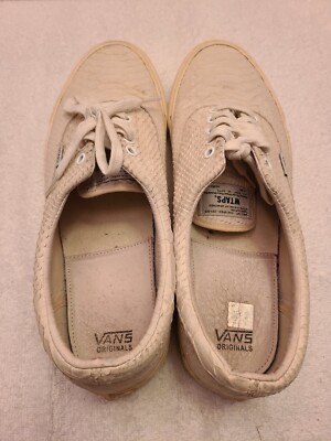 Vans x WTAPS x Supreme Anaconda White Size 13 Mens Excellent Used