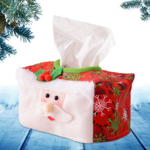 Red/Green Santa Claus Tissue Cover Bags Toilet Paper Storage Box Cover  Girl - 第 1/10 張圖片