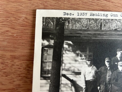 1937 Reading Gun Club Photo Pennsylvania Lodge Photograph Picture 5" x 7" Vtg - Picture 14 of 20