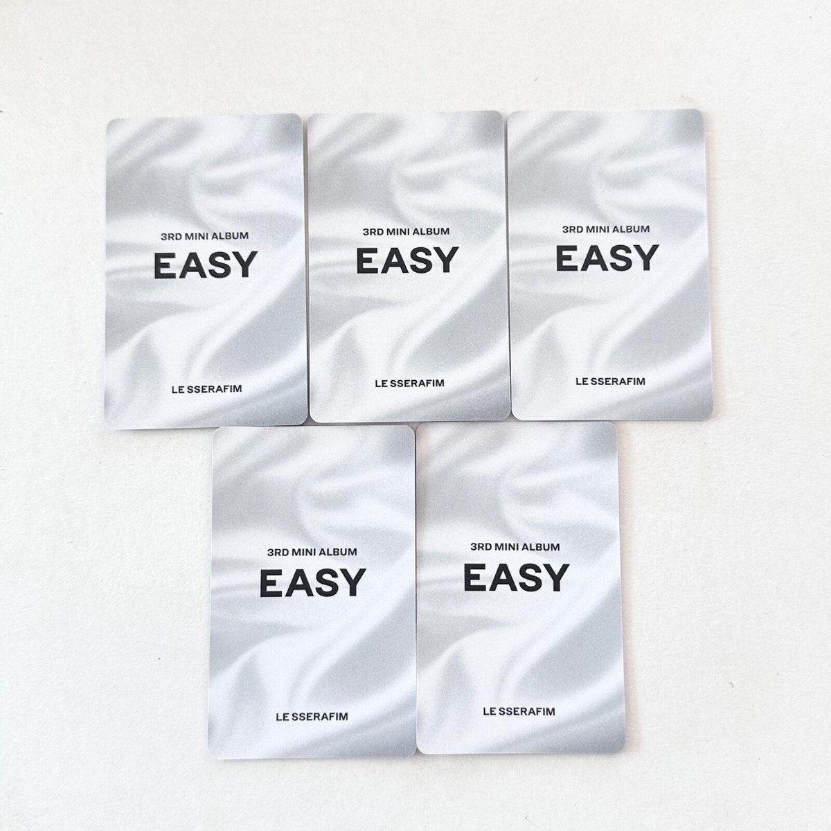 LE SSERAFIM] EASY / Weverse Japan Limited Heart shaped Hologram