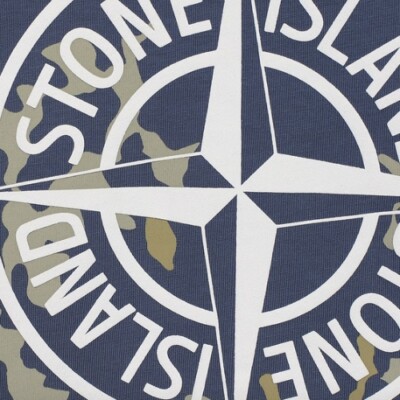 Tシャツ・カットソー STONE Compass Camo t-shirt Stone Island Junior Compass Camo T-Shirt - Avio Blue | eBay