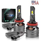 150W H11 LED Headlight Bulbs White Low Beam Conversion Kit Super Bright 50000LM