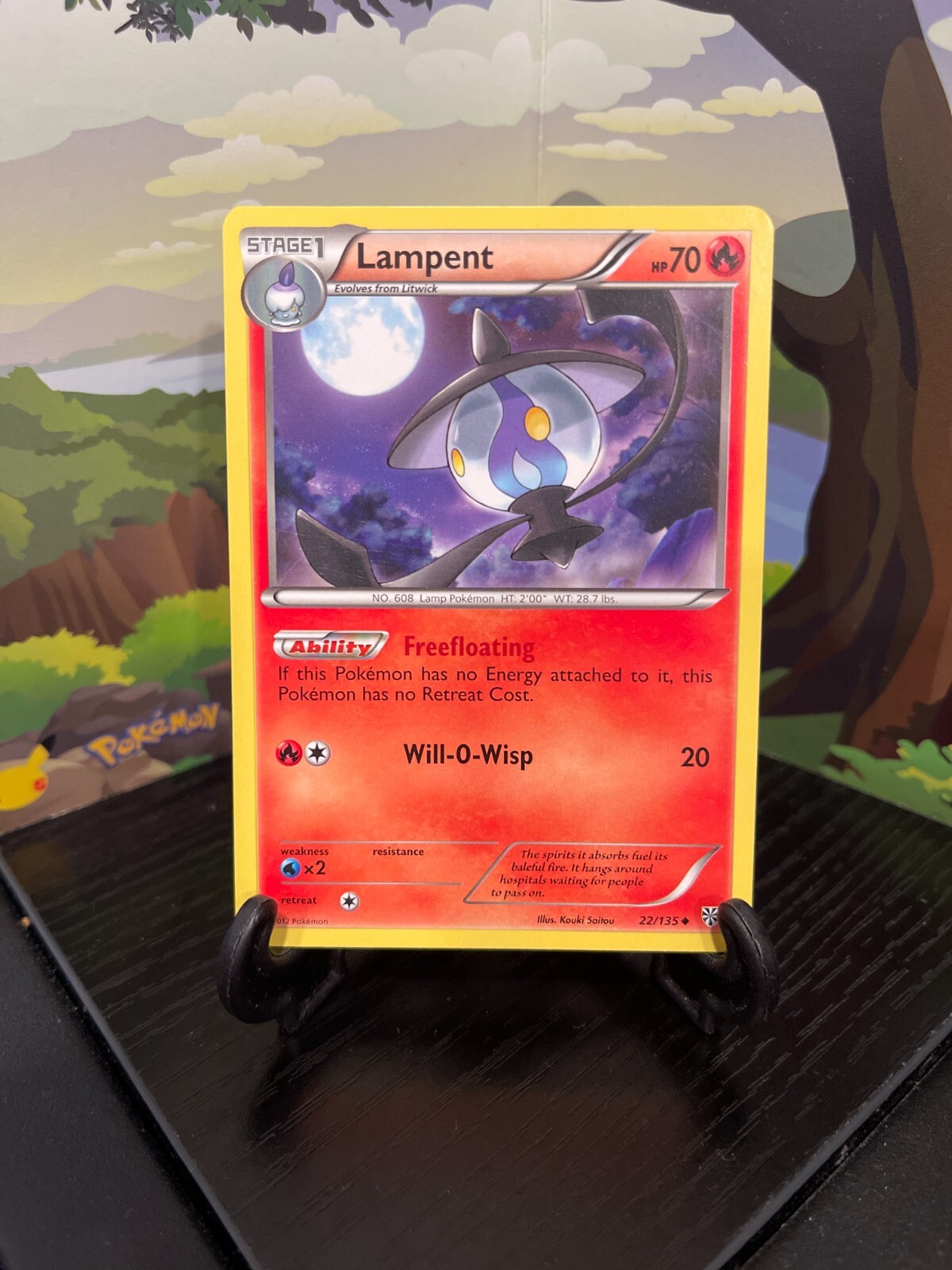 Lampent 22/135 - Plasma Storm - Uncommon - Pokemon Card TCG - LP