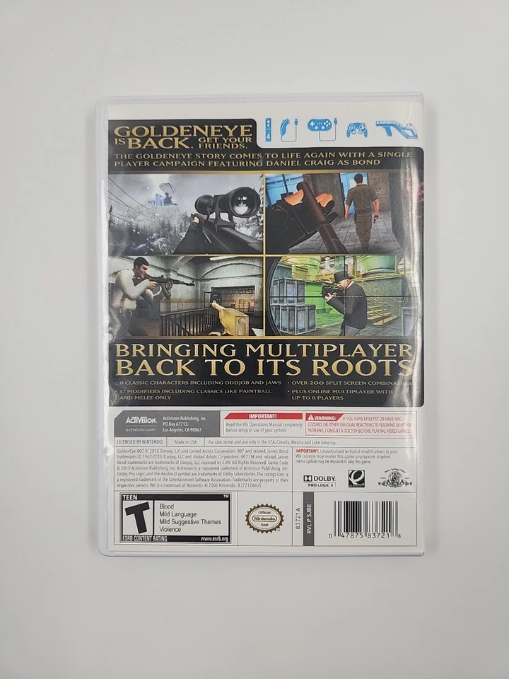 GoldenEye 007 Nintendo Wii Complete CIB - Image 2 of 4