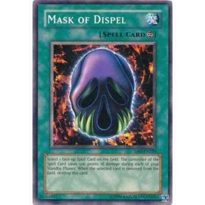 Mask of Dispel DB1-EN220 N/Mint YUGIOH Card | eBay