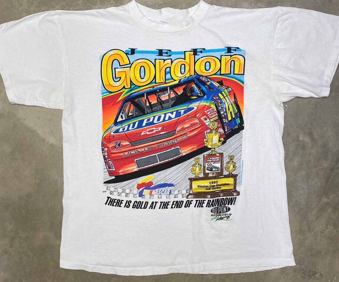 Vintage 1995 Jeff Gordon Nascar Winston Cup Champion T shirt U1143
