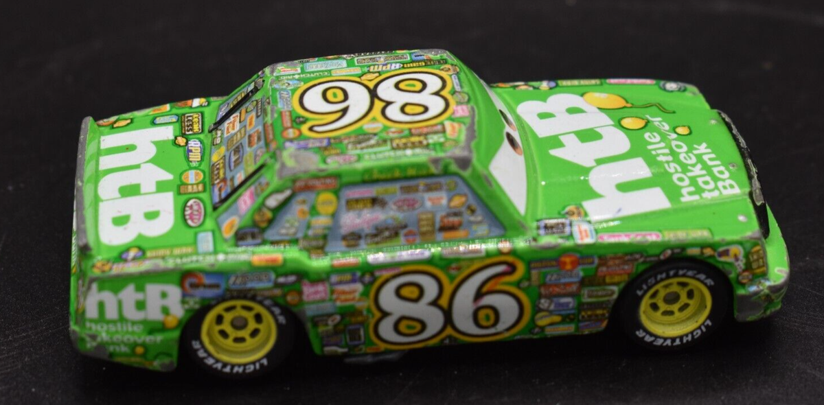 Disney Pixar Cars Green Hostile Takeover Bank Made in China 2567EA