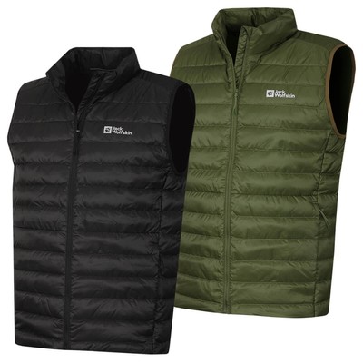 Jack Wolfskin Herren Pack and Go Down ärmellos verpackbare Weste 30 % RABATT UVP