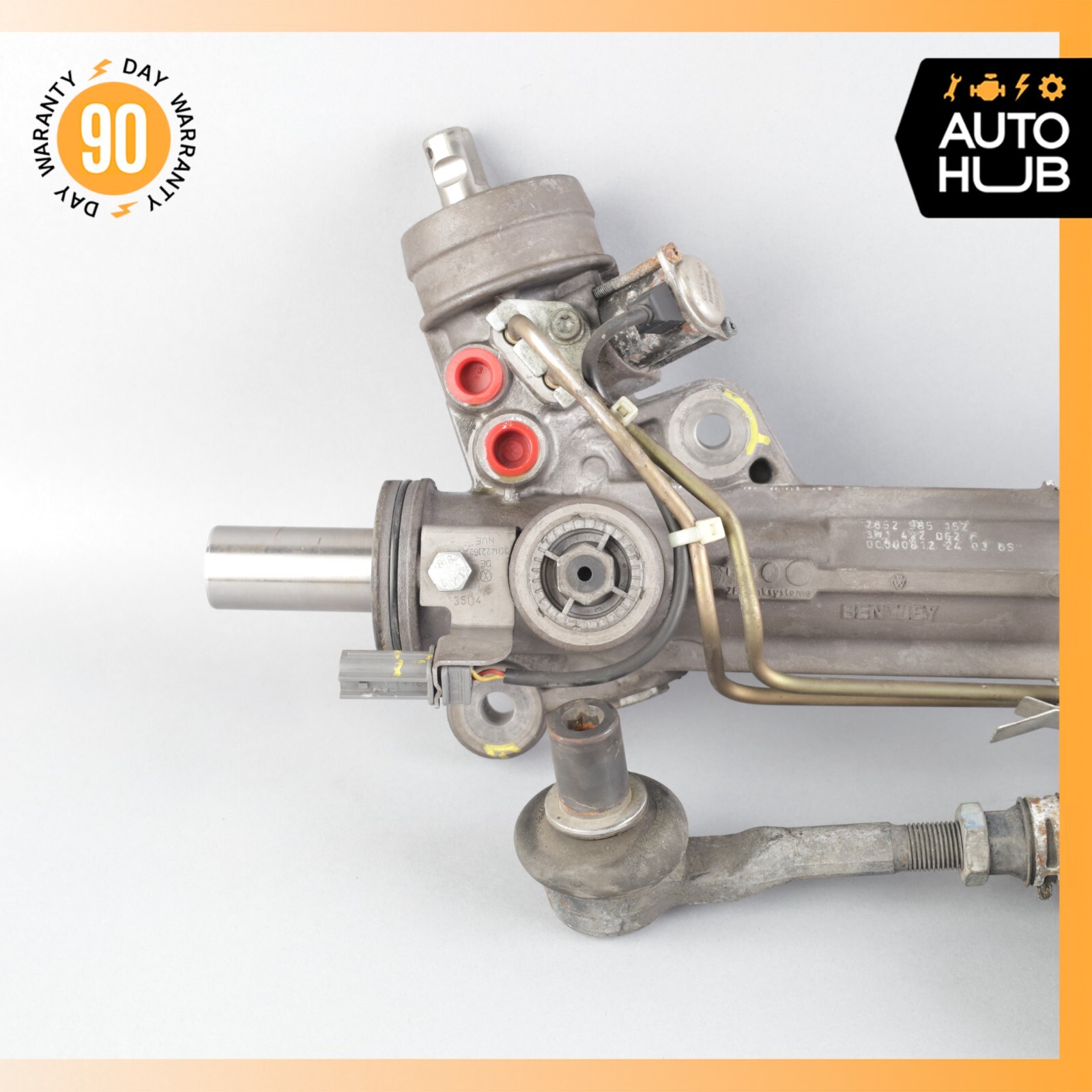 03-11 Bentley Continental GT Power Steering Rack and Pinion 3W1422062F OEM 73k