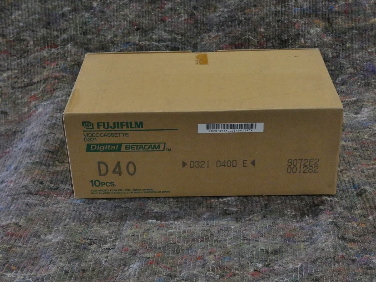 10X Fujifilm Fuji d321 d40 /d32 / d22 Digital Betacam VIDEO CASSETTES K7 neuf