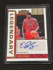 2022-23 Panini Contenders Eddy Curry Legendary Contenders Auto Gold 9/10 #LC-ECY