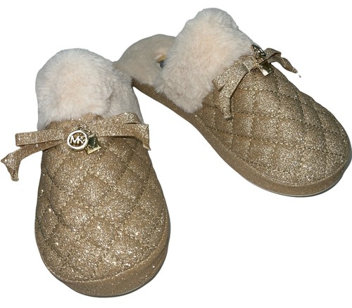 michael kors glitter slippers