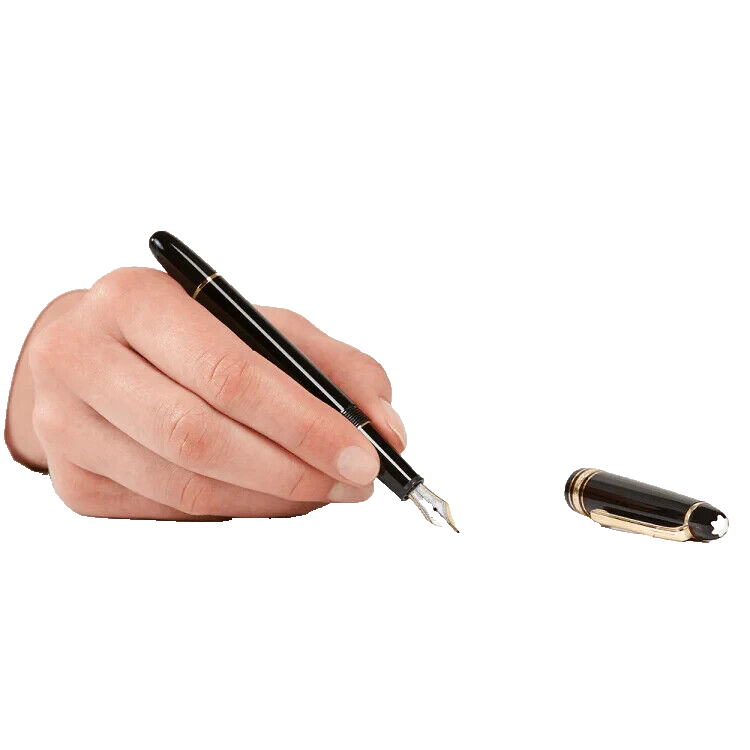 MONTBLANC MEISTERSTUCK 145 FOUNTAIN PEN. 14K GOLD M Preowned. with