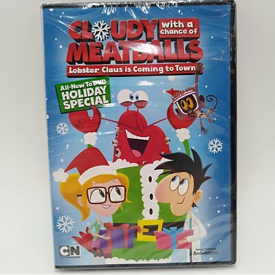 Cloudy with a Chance of Meatballs Lobster Claus is Coming to Town DVD 2017