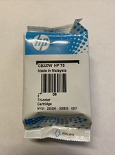 NEW  GENUINE HP 75 Tri-Color Ink Cartridge HP CB337WN CB337W FAST FREE SHIP