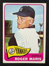 1965 Topps Baseball #155 Roger Maris New York Yankees