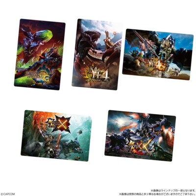 Monster Hunter 20th Anniversary Wafer Card Complete Set (36 Cards