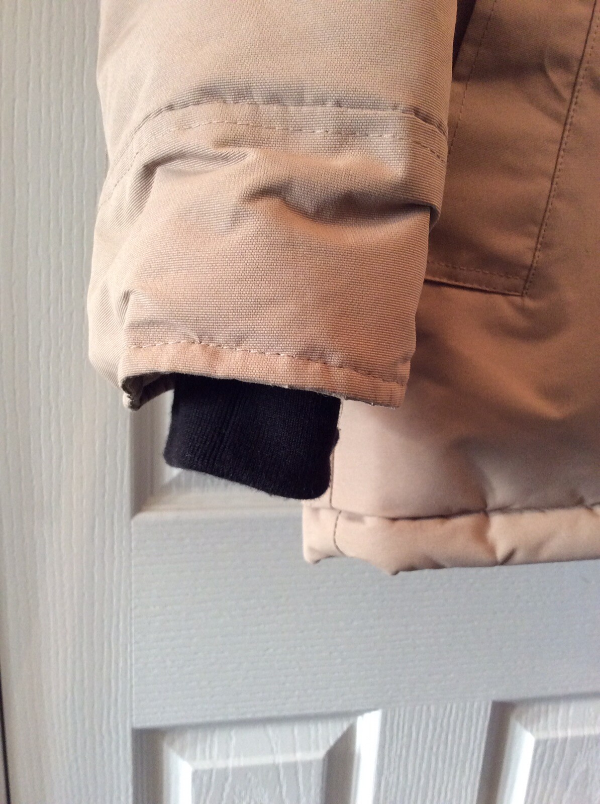 Men's Bluenotes XL Beige Winter Jacket with Cuff Wrists & Zipped Pocket image 3