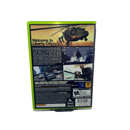 Grand Theft Auto IV GTA 4 Xbox 360 Video Game Complete Manual Map Tested - Picture 2 of 4
