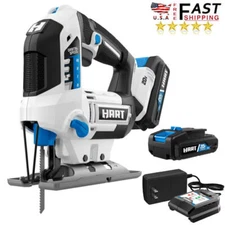 20-Volt Cordless Orbital Jigsaw w/LED light 1CT 20V 1.5Ah Lithium-Ion Battery US