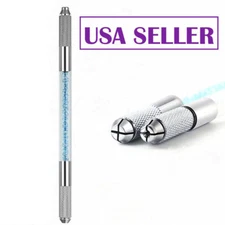 Microblading 3D Eyebrow Permanent Makeup Tools Manual Tattoo Pen Pencil Blue