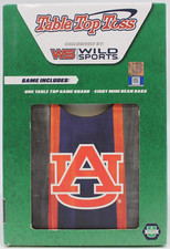 Table Top Toss Auburn War Eagle Corn Hole Game One Board  8 Bean Bags Tigers