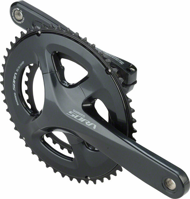Shimano Sora FC-R3000 Crankset - 170mm, 9-Speed, 50/34t, 110 Asymmetric BCD, Hol