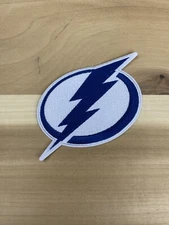 TAMPA BAY LIGHTNING EMBROIDERED IRON ON PATCH 3.00” X 3.50” FREE SHIPPING
