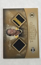 2005 Upper Deck Artifacts Joe Thornton Dual Material Patch Hockey Card 02/15