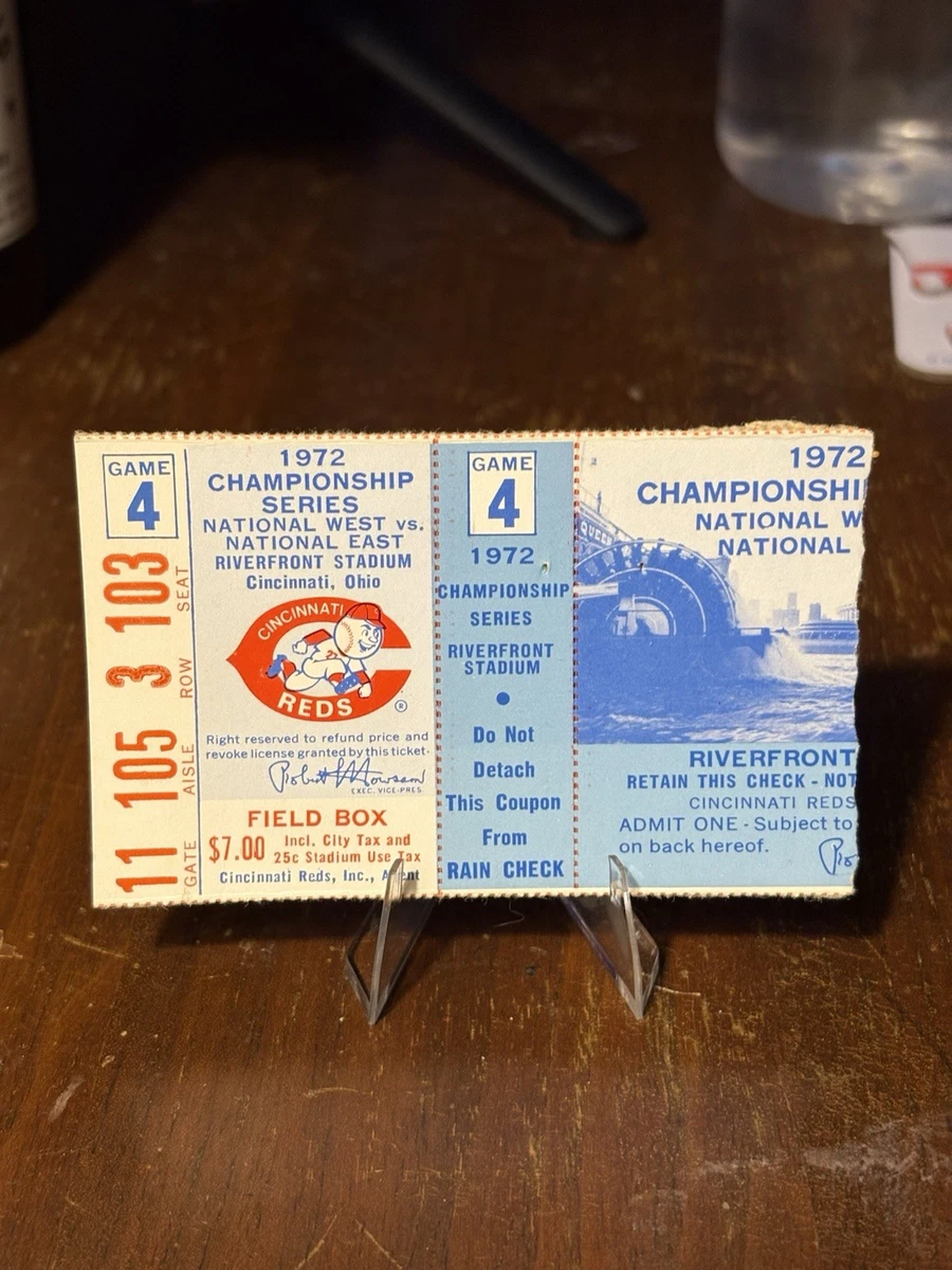 Baseball 1972 Vintage Sports Ticket Stubs for sale | eBay