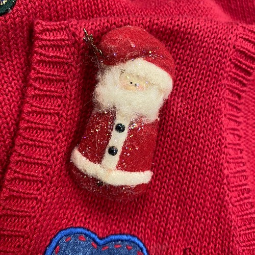 Vintage Marisa Christina Gr. S Christmas Collection 1998 bestickt Patch Weste - Bild 7 von 8