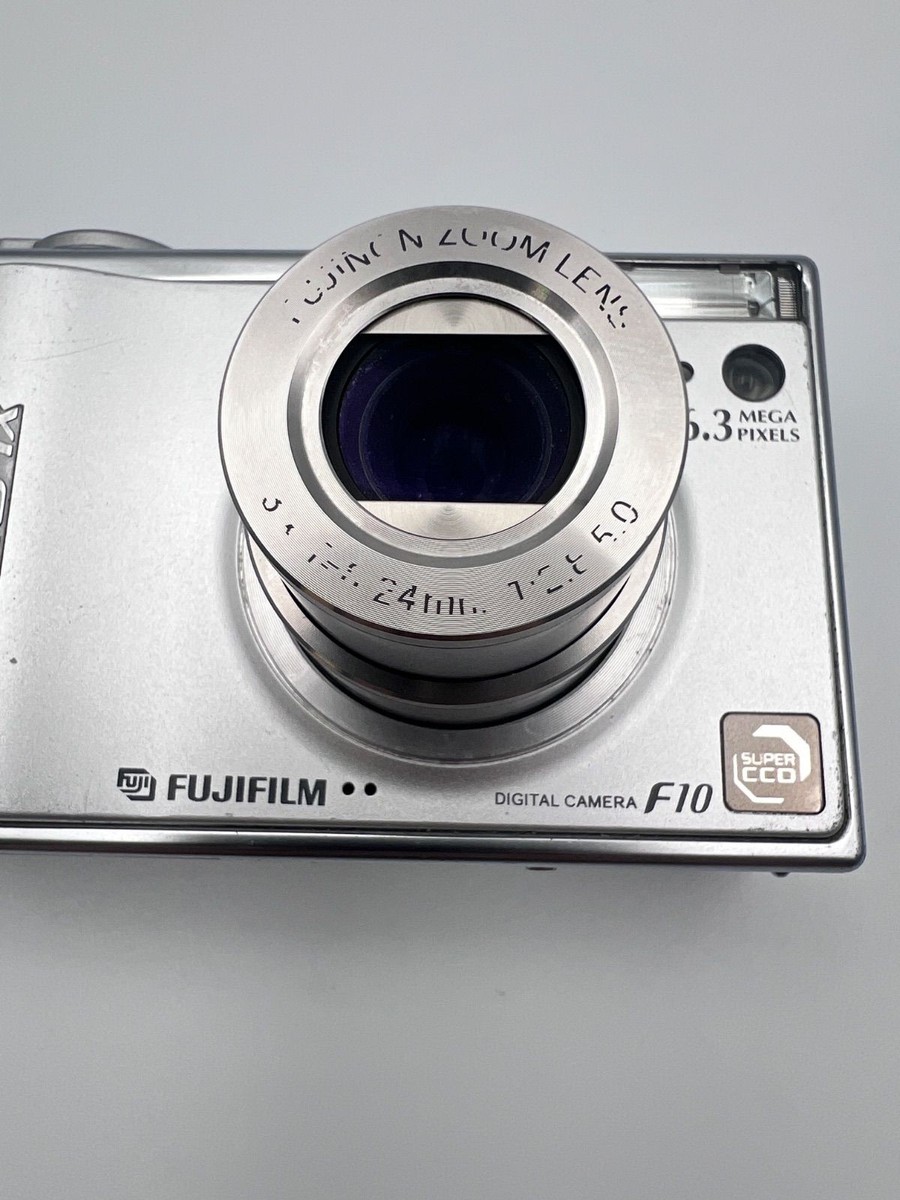 FUJIFILM FinePix F10 Silver Digital Camera 6.3MP 3x Zoom Super CCD