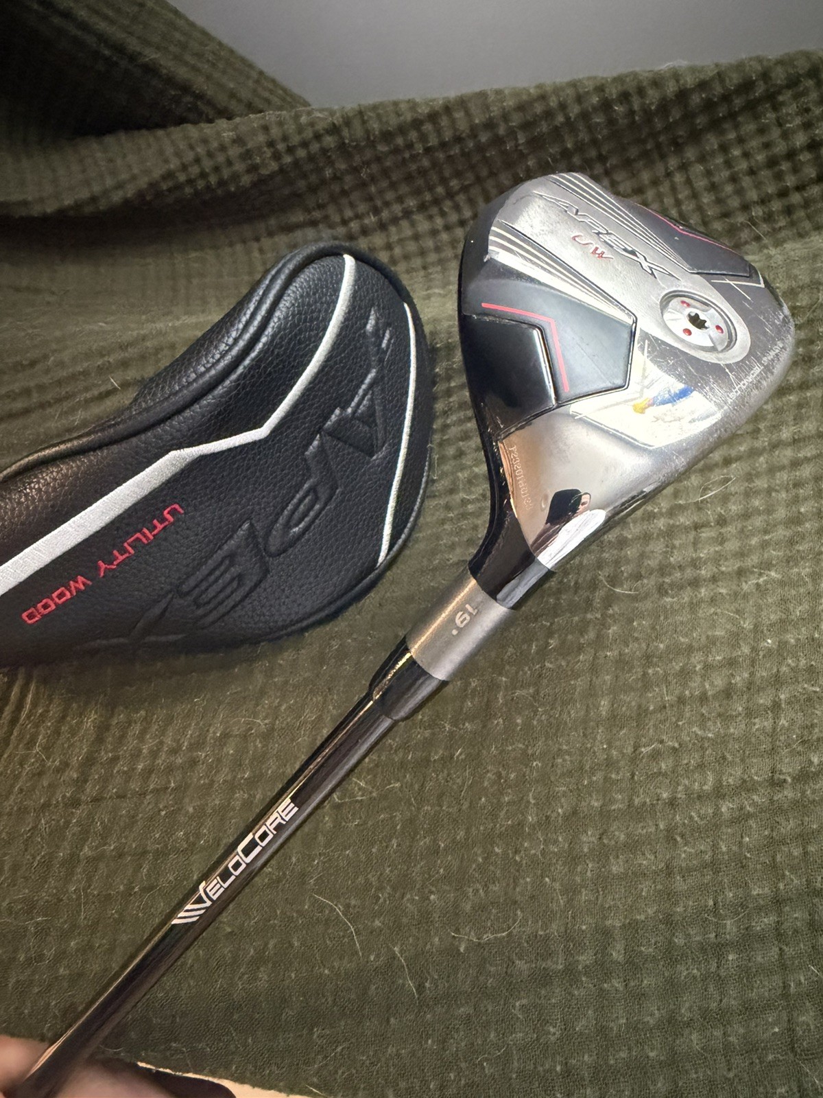 Callaway Apex UW 24 19* Utility Wood Ventus TR Black VeloCore 7 X Extra Stiff HC