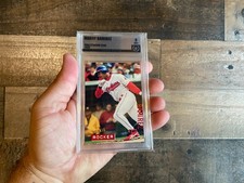 Manny Ramirez Card VTG 1994 Graded 9 Mint Topps Stadium Club Rookie Rocker 627
