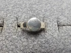 GRANDMA GRABE'S BEAUTIFUL VINTAGE 925 STERLING SILVER 1.7G OPEN BACK RING SIZE 3