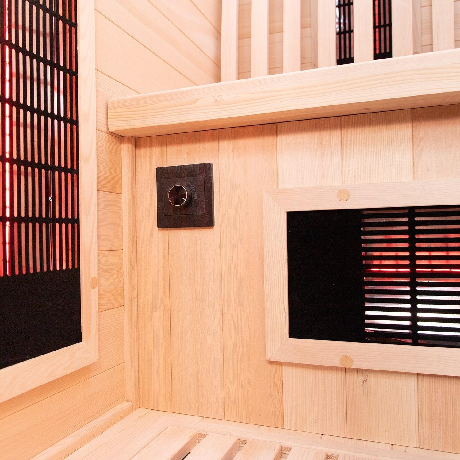 Infrarotkabine Infrarotsauna Wärmekabine Sauna Saunakabine Vollspektrum 2 Person
